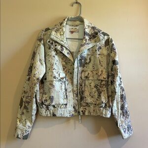 Pilcro Artistic Camouflage womens Jacket from anthropology